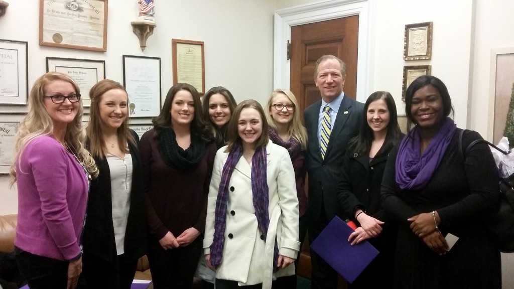 On Ash Wednesday, I met with constituents and members of the Missouri Dental Hygienists Association who were in Jefferson City last week for their annual lobby day. Pictured: Sandra Deneise Drezek – RDH, Shelby Eakle-SLCC, Lindsay Hawkins-SLCC, Traci Moriarty-SLCC, Devan Stuesse-SLCC, Mara Drimak-UMKC, Katie Coots-OTC and Lorena Barbosa.